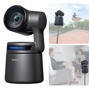 OBSBOT Tail Air AI-Powered 4K PTZ Streaming Camera with Intelligent Auto Tracking, 4x Zoom, Multi-Cam Support, NDI | HX3 Connectivity, 2-Axis Gimbal, Dual Omnidirectional Microphones, and Supports Windows and macOS for Computers & Laptops