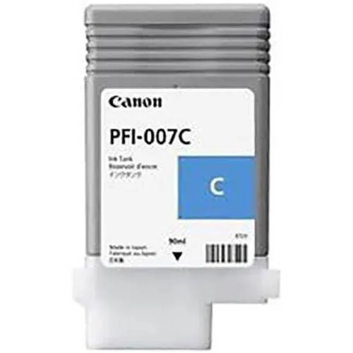 OEM Canon 2144C001 PFI-007C Ink Cartridge Cyan 90ml