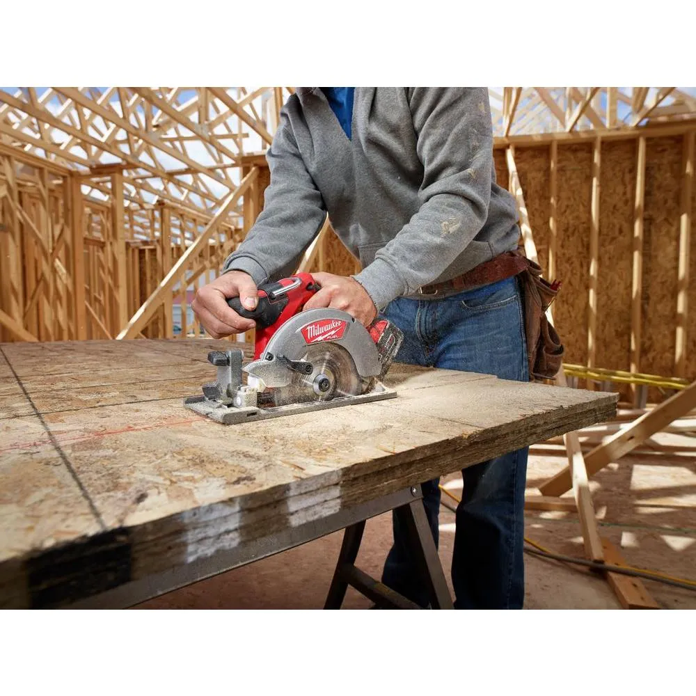 Open Box -  Milwaukee M18 FUEL 18-Volt Brushless Cordless 6-1/2 in. Circular Saw (Tool-Only)