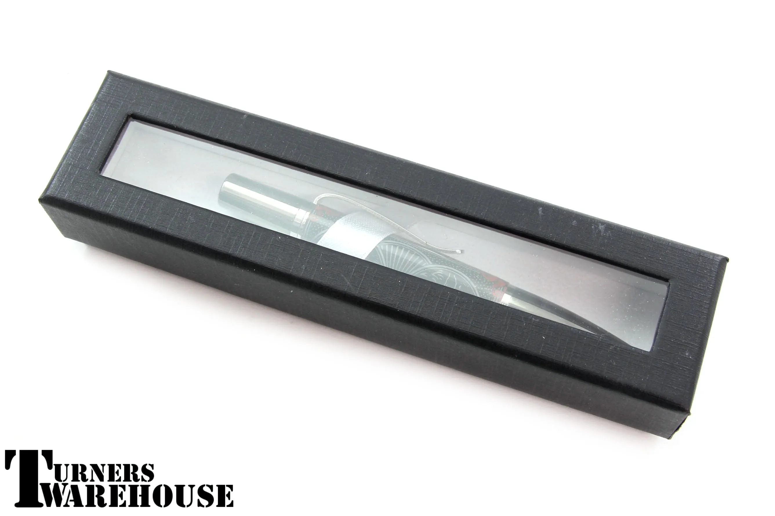 Pen Box with Window - Black w/White Interior or White w/White Interior