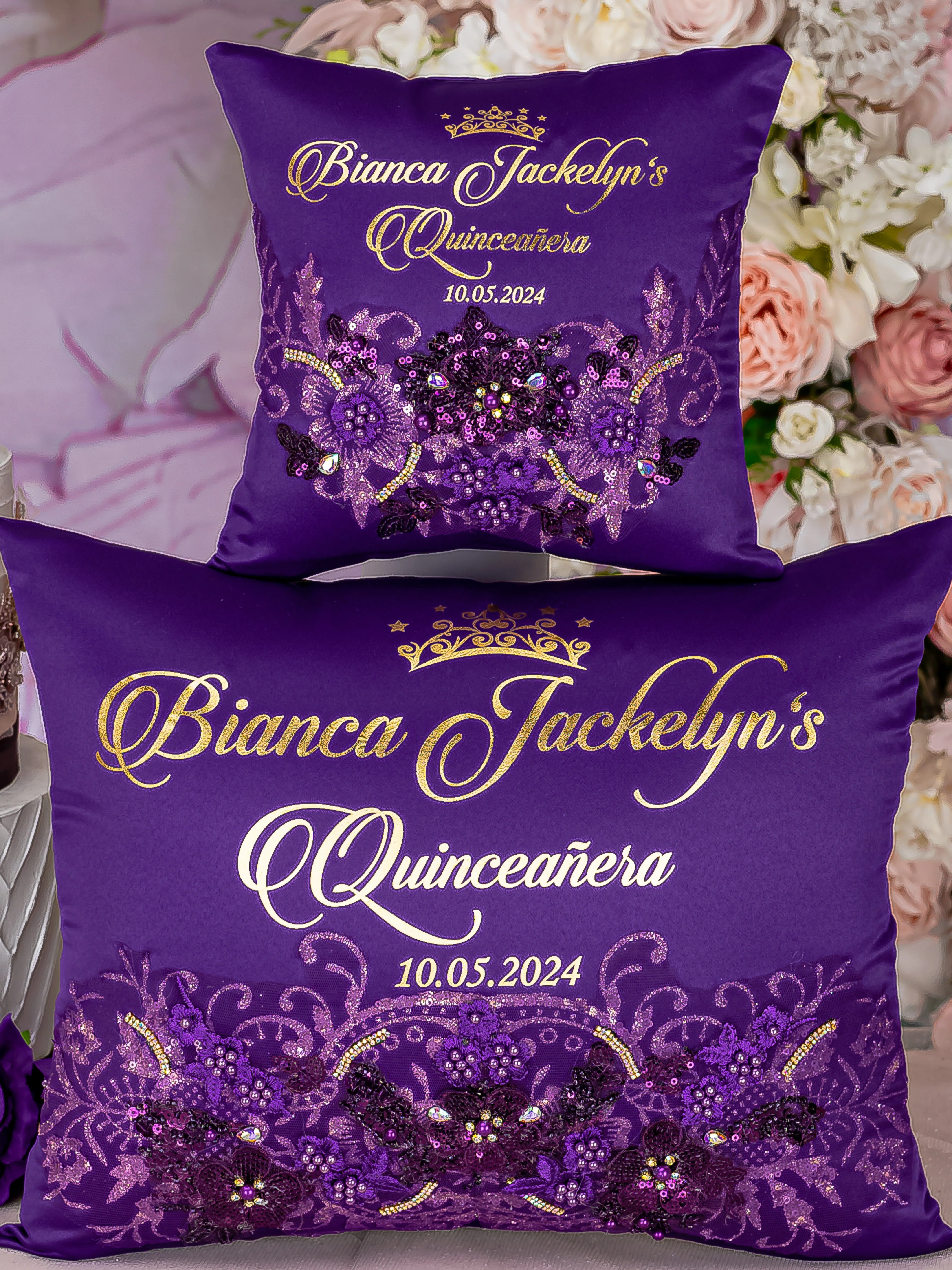 Plum Quinceanera Brindis Package (5 pcs)