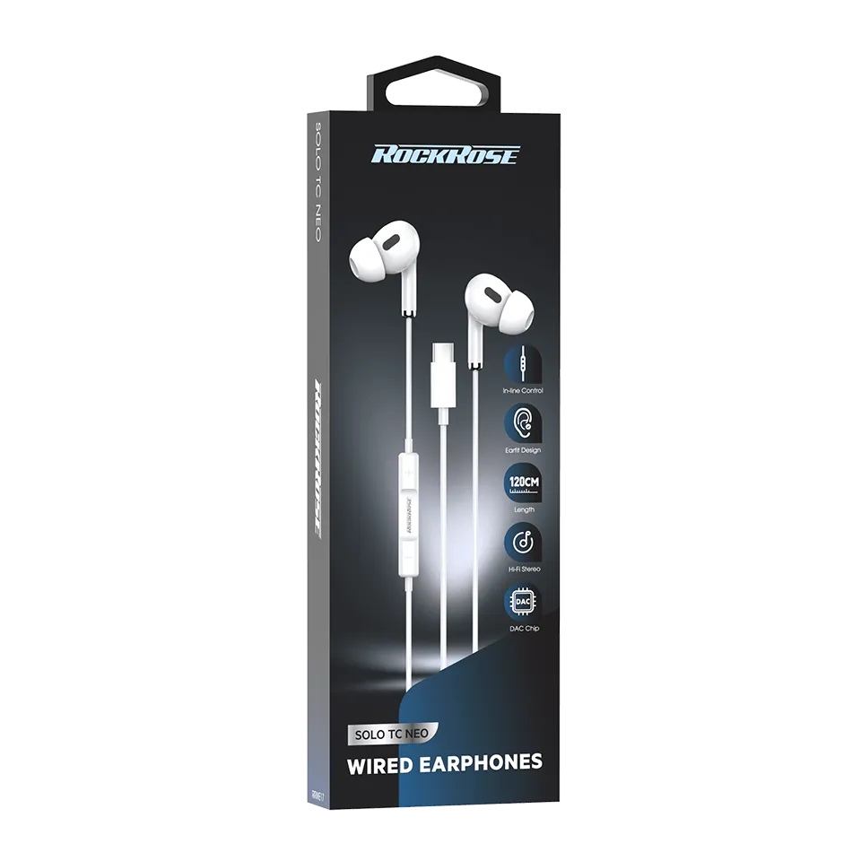 RockRose In-Ear Headphone with USB-C Connector