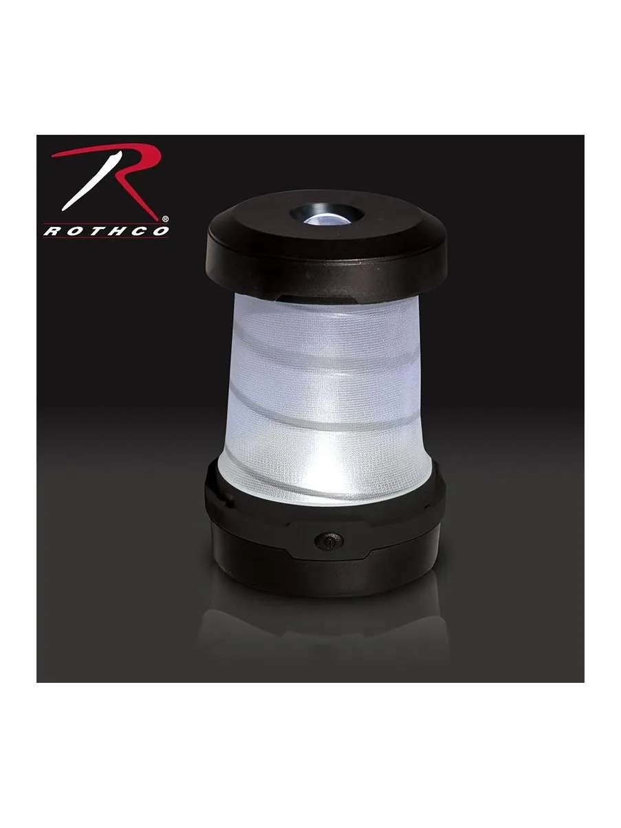 Rothco Pop-Up Solar Lantern And Charger Black 2775