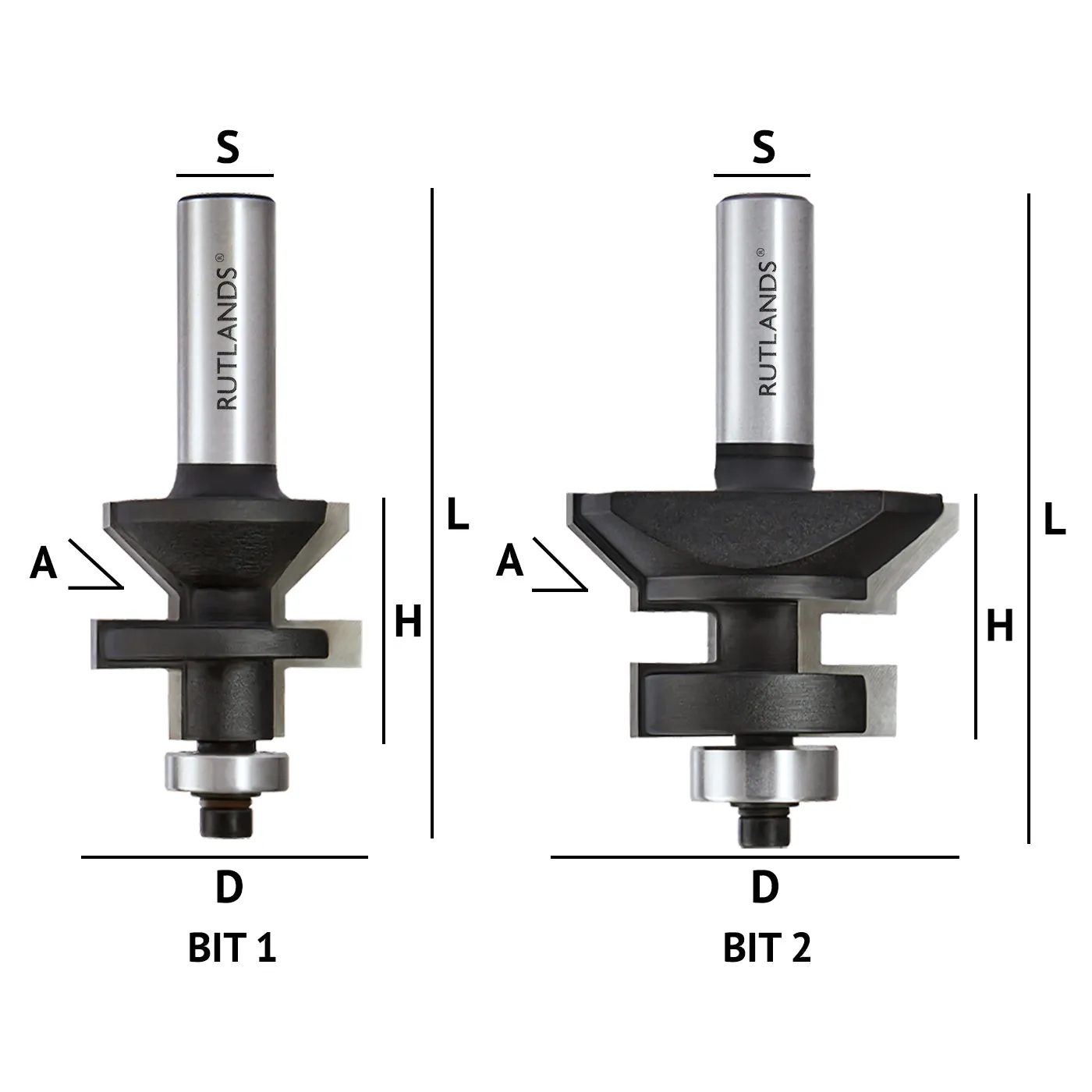 Router Bit Set - Tongue & Groove V Notch