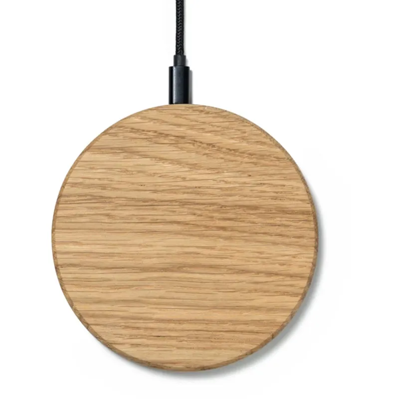 Slim Wooden Phone Wireless Charger