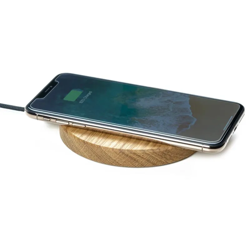 Slim Wooden Phone Wireless Charger