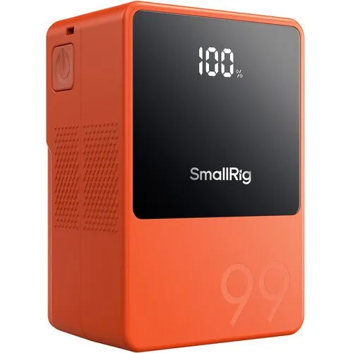 SmallRig VB99 Mini V-Mount Battery (99Wh, Orange)