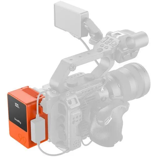 SmallRig VB99 Mini V-Mount Battery (99Wh, Orange)