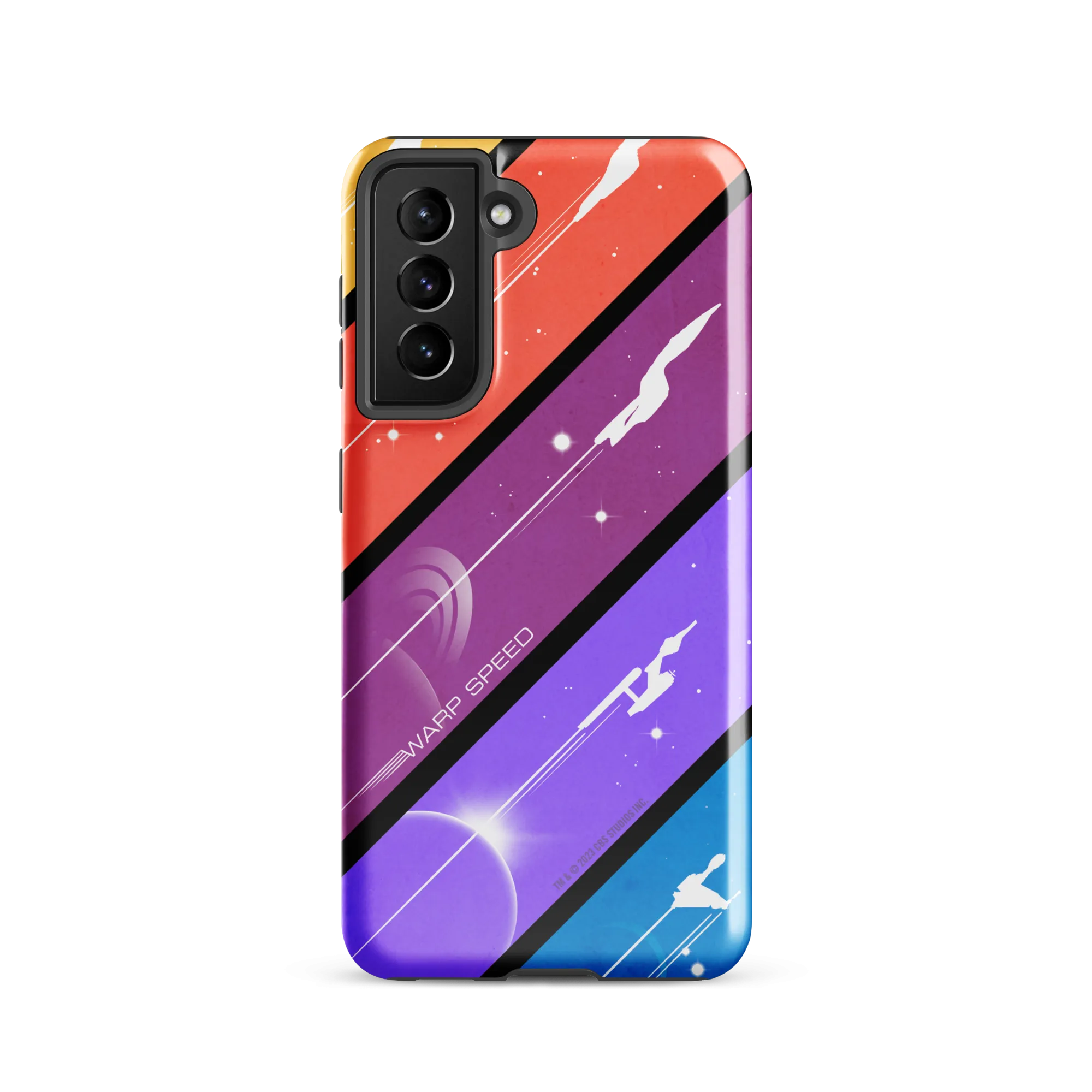 Star Trek Color Block Warp Speed Tough Phone Case - Samsung