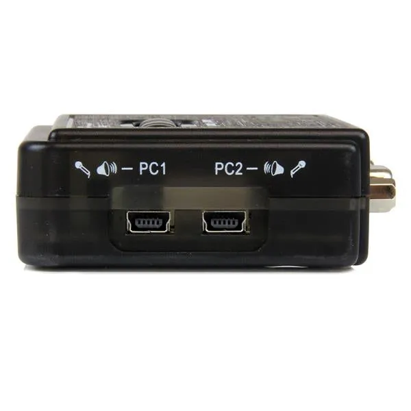 Startech.Com 2 Port Usb Vga Kvm Switch - Single Vga - Hot-Key & Audio Support - 2048X1536 @60Hz Kvm Switch - Kvm Video S