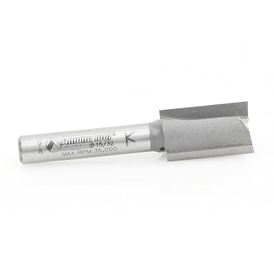 Straight Plunge Metric Router Bit | 2 Flute | 12mm Dia x 3⁄4 x 1⁄4" Shank | 45240 | 738685452400