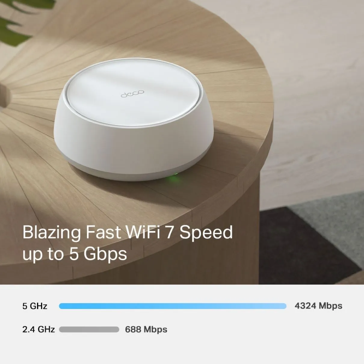 TP-Link Deco BE25 (1件裝) BE5000 雙頻 Wi-Fi 7 Mesh 路由器