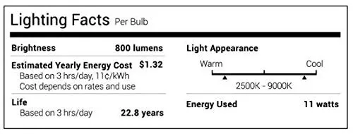 TP-Link Multicolor Smart Wi-Fi LED Bulb, Dimmable, Tunable White, No Hub Required, 60W Equivalent, Works with Amazon Alexa, 1-Pack (LB130)