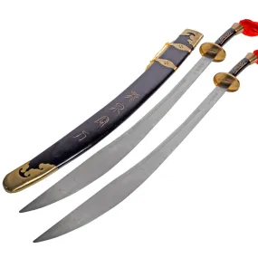 Twin Broadswords (Shuang Dao) Spring Steel 30"