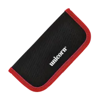 Unicorn midi velcro darts wallet black/red