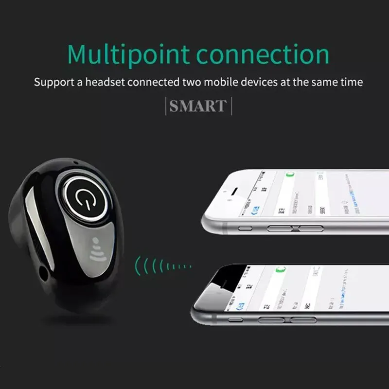 VBNM S650 Mini Bluetooth Headset True Wireless High fidelity Sport Handsfree airbuds with Microphone for All mobile Phones