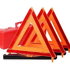 Warning Triangle, (Set of 3) w/Carrying Case | WTR