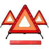 Warning Triangle, (Set of 3) w/Carrying Case | WTR