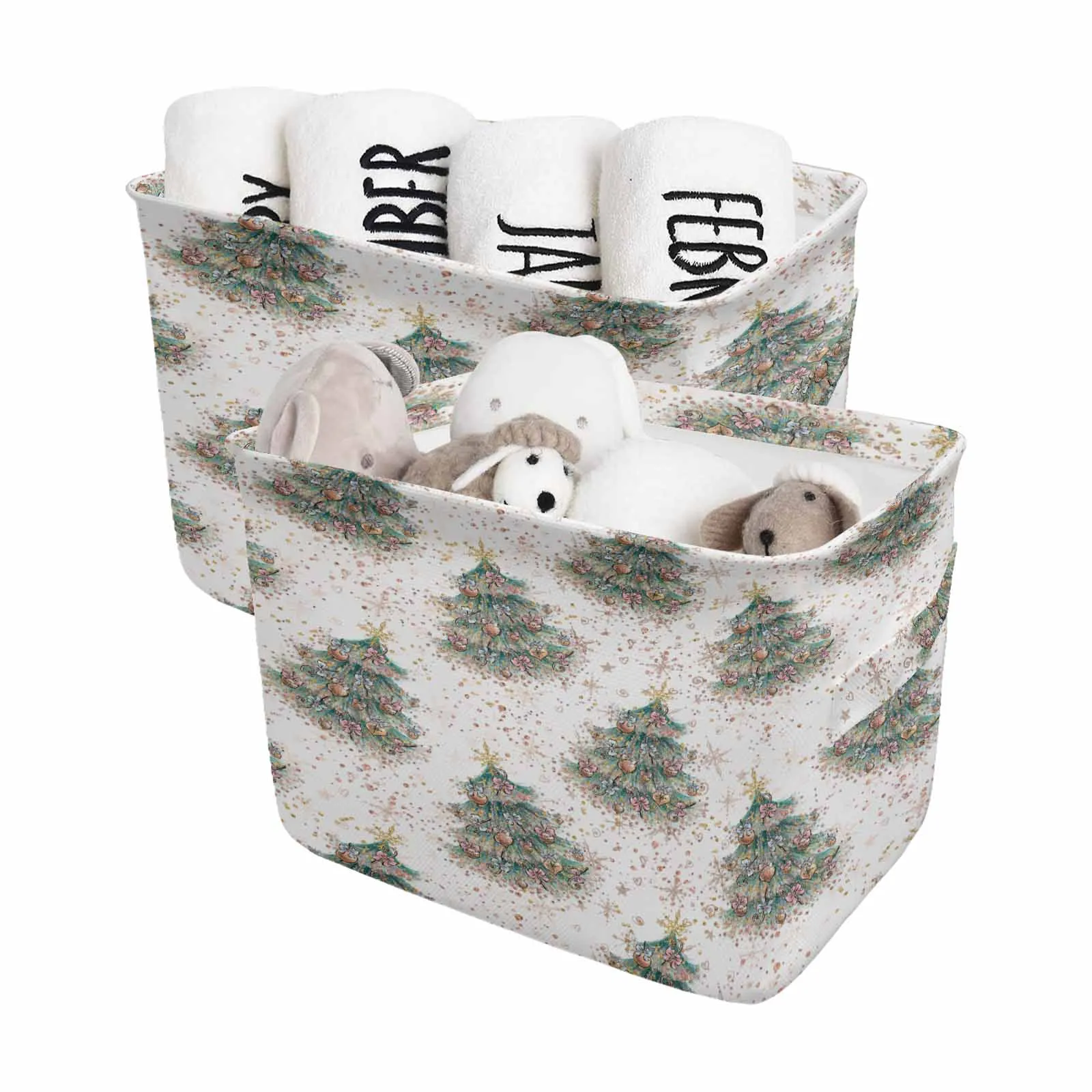 White Christmas 50  Storage Basket