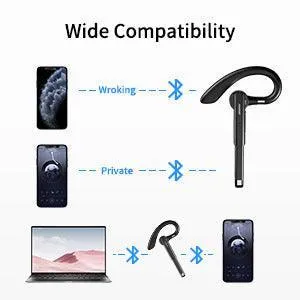 Wireless Bluetooth Headset ENC Call Noise Reduction