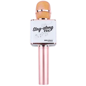 Wireless Express Sing-Along Pro Rose Gold Bluetooth Microphone