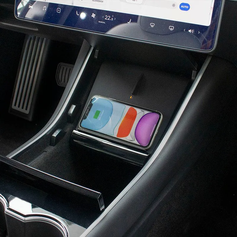 Wireless Phone Charging Pad for Tesla Model 3 Built Before June 2020