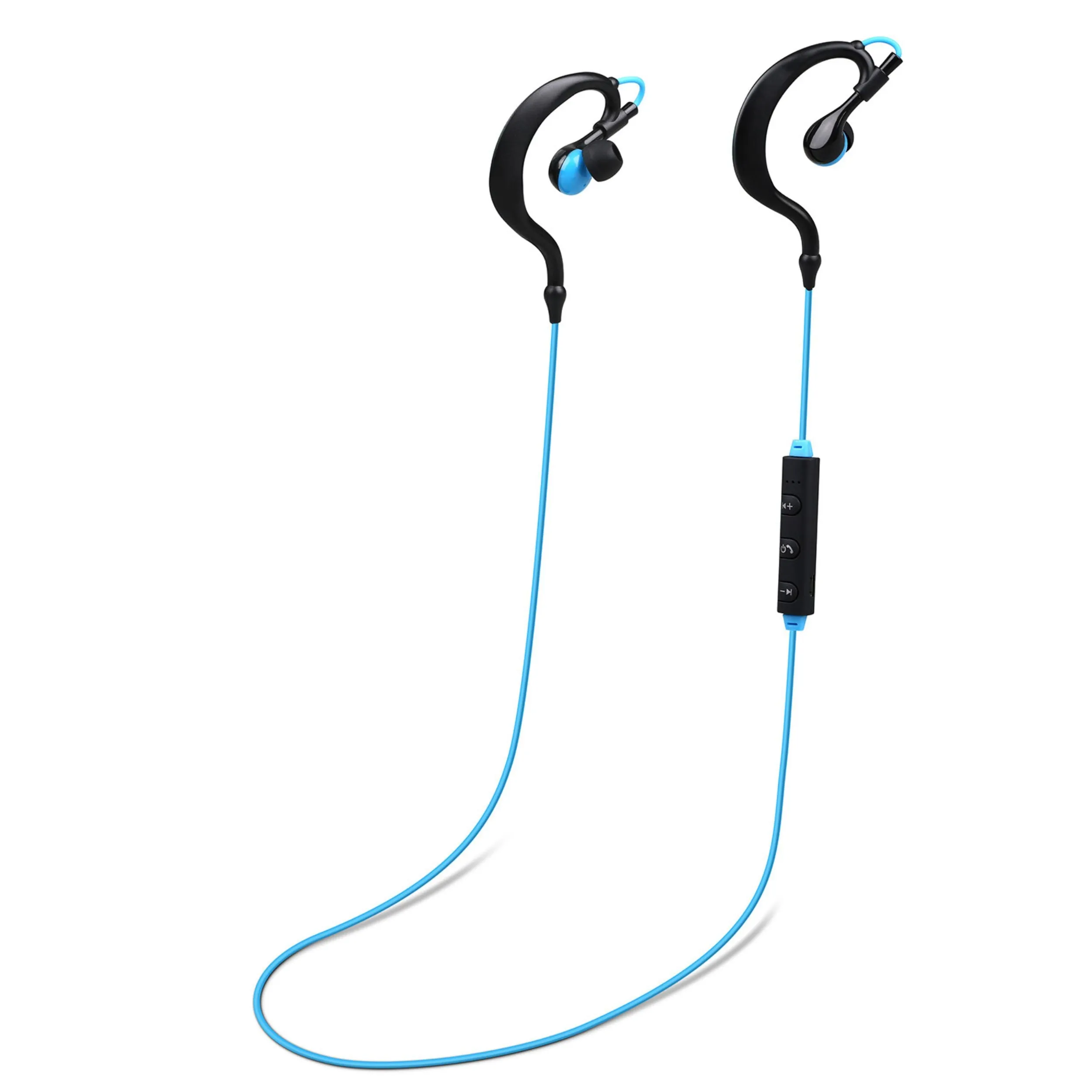 Wireless Sport In-Ear Headphones V4.1 - Sweat-proof Neckband Earbuds, Deep Bass, Mic - Running, Hiking, Travel