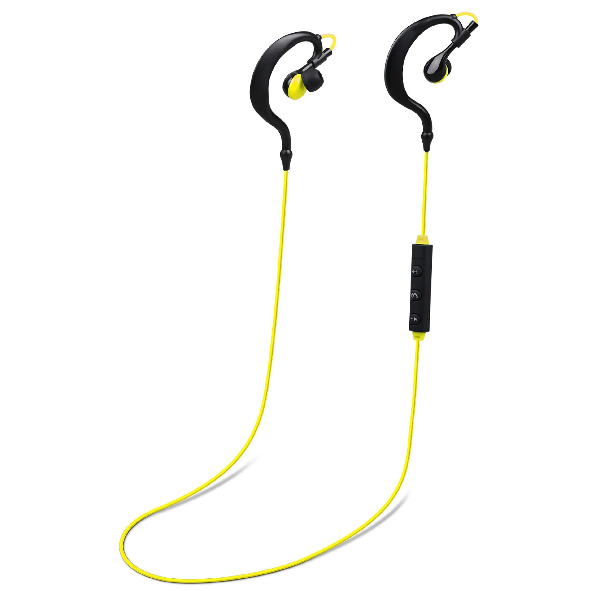 Wireless Sport In-Ear Headphones V4.1 - Sweat-proof Neckband Earbuds, Deep Bass, Mic - Running, Hiking, Travel