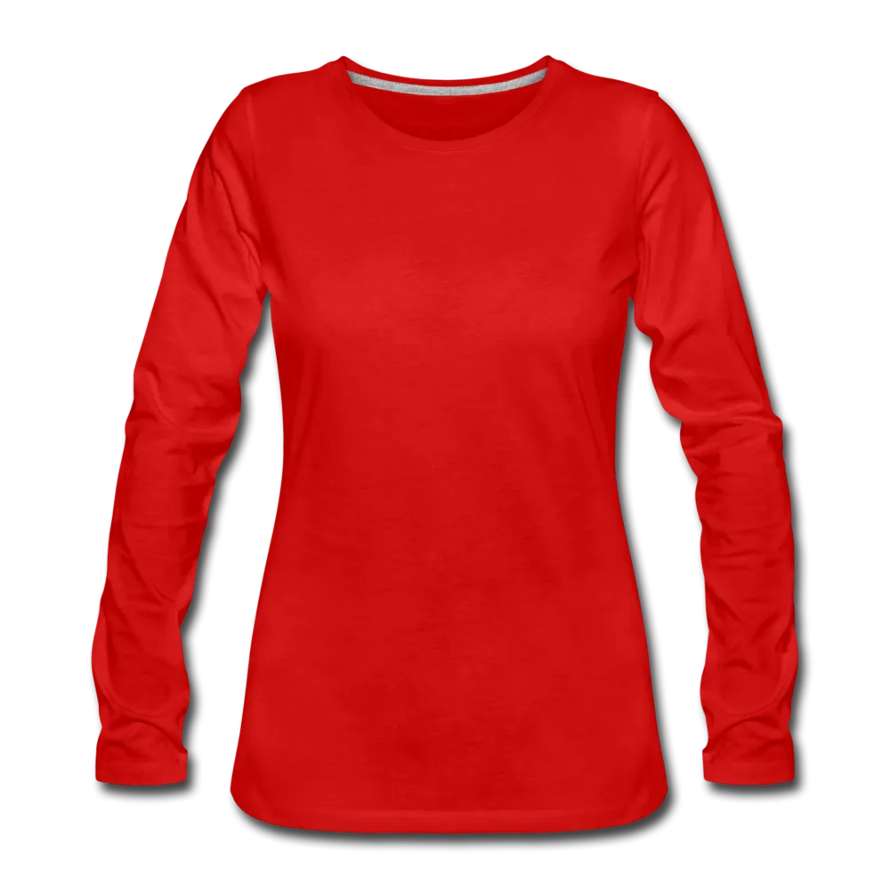 Women's Premium Long Sleeve T-Shirt (Personalize)