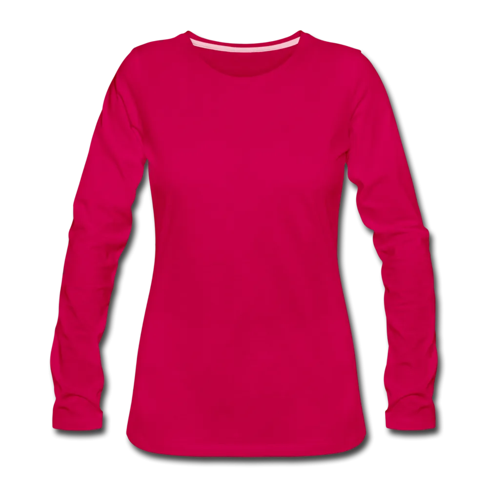 Women's Premium Long Sleeve T-Shirt (Personalize)