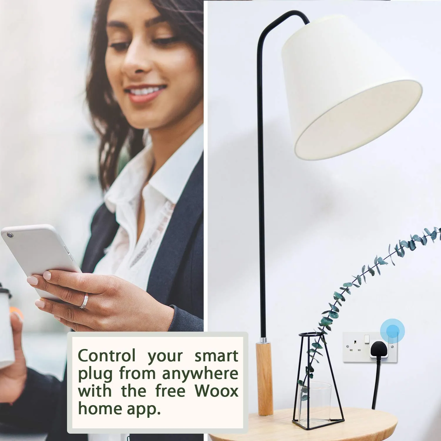 WOOX Wi-Fi Smart Plug R4785 UK 10A