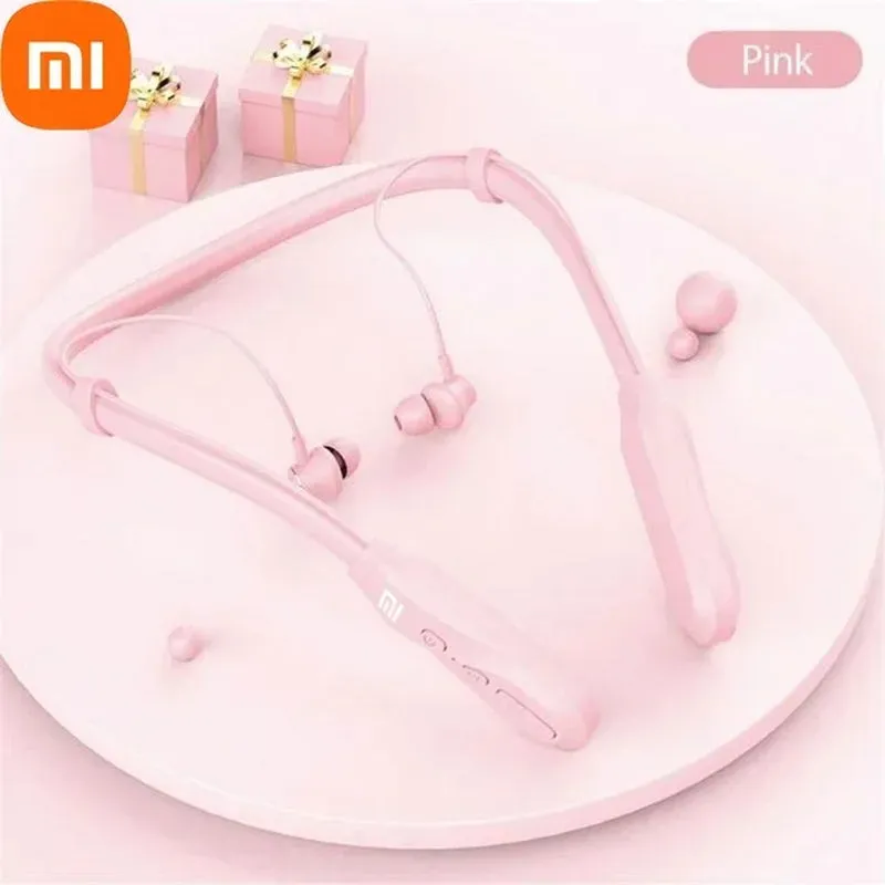 Xiaomi Wireless Bluetooth 5.1 Sport Earbuds Built-In Mic Neckband Headphone I35 Stereo Earbuds Headset for Running 200 Hour Play