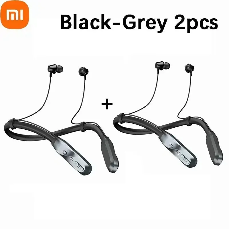 Xiaomi Wireless Bluetooth Headphones Neckband 5.1 Headphone with Mic Stereo Earbuds Headset  Xiaomi I35 Earphones 200 Hour Play