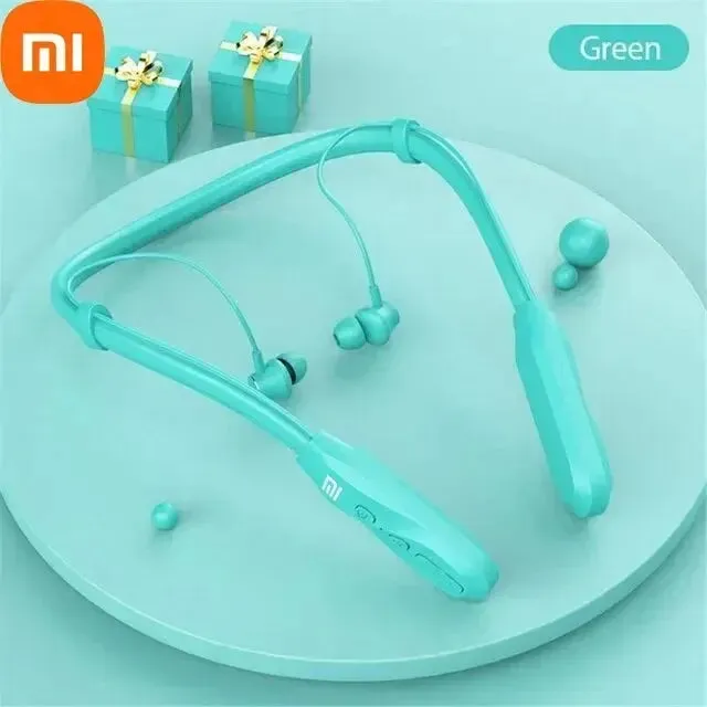 Xiaomi Wireless Bluetooth Headphones Neckband 5.1 Headphone with Mic Stereo Earbuds Headset  Xiaomi I35 Earphones 200 Hour Play