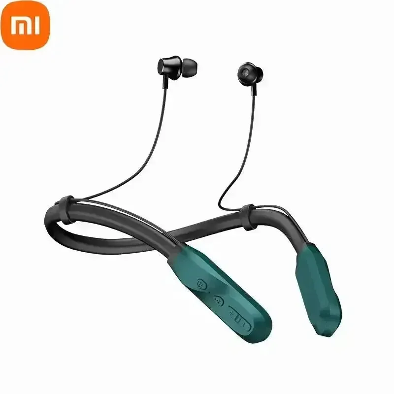 Xiaomi Wireless Bluetooth Headphones Neckband 5.1 Headphone with Mic Stereo Earbuds Headset  Xiaomi I35 Earphones 200 Hour Play